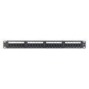 NIKOMAX 24-port Patch Panel 1U Black NMC-RP24UD2-ES-1U-BK