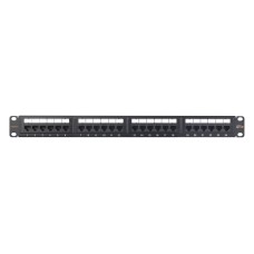 NIKOMAX 24-port Patch Panel 1U Black NMC-RP24UD2-ES-1U-BK NIKOMAX 24-port Patch Panel 1U Black NMC-RP24UD2-ES-1U-BK