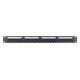 NIKOMAX 24-port Patch Panel 1U Black NMC-RP24UD2-ES-1U-BK NIKOMAX 24-port Patch Panel 1U Black NMC-RP24UD2-ES-1U-BK