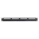 NIKOMAX 24-port Patch Panel 1U Black NMC-RP24UE2-ES-1U-BK NIKOMAX 24-port Patch Panel 1U Black NMC-RP24UE2-ES-1U-BK