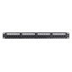 NIKOMAX 24-port Patch Panel 1U Black NMC-RP24UE2-ES-1U-BK NIKOMAX 24-port Patch Panel 1U Black NMC-RP24UE2-ES-1U-BK