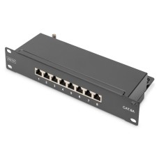 Digitus 8-Port Patch Panel 1U Black DN-91608S-EA
