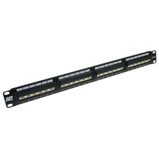 ACT 24-port Patch Panel 1U Black P24AK1 ACT 24-port Patch Panel 1U Black P24AK1