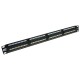 ACT 24-port Patch Panel 1U Black P24AK1 ACT 24-port Patch Panel 1U Black P24AK1