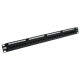 ACT 24-port Patch Panel 1U Black PP1001 ACT 24-port Patch Panel 1U Black PP1001