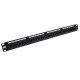 ACT 24-port Patch Panel 1U Black PP1010 ACT 24-port Patch Panel 1U Black PP1010