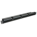 ACT 24-port Patch Panel 1U Black PP1011 ACT 24-port Patch Panel 1U Black PP1011
