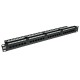 ACT 24-port Patch Panel 1U Black PP1011 ACT 24-port Patch Panel 1U Black PP1011