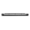 ACT 24-port Patch Panel 1U Black PP1030