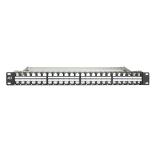 ACT 48-port Patch Panel 1U Black PP1031 ACT 48-port Patch Panel 1U Black PP1031