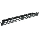 ACT 24-port Patch Panel 1U Black PP1033