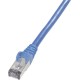 Goobay CAT6 SF-UTP Patch Cable 0,5m Blue 68266 Goobay CAT6 SF-UTP Patch Cable 0,5m Blue 68266