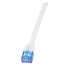 Logilink CF2021U CAT6 U-UTP Patch Cable Flat SlimLine 0,5m White CF2021U