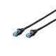 Digitus CAT5e SF-UTP Patch Cable 1m Black DK-1531-010/BL Digitus CAT5e SF-UTP Patch Cable 1m Black DK-1531-010/BL