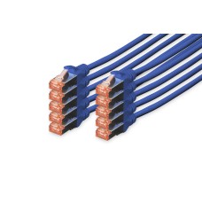Digitus CAT6 S-FTP Patch Cable 0,25m Blue (10db) DK-1644-0025-B-10 Digitus CAT6 S-FTP Patch Cable 0,25m Blue (10db) DK-1644-0025-B-10