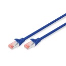 Digitus CAT6 S-FTP Patch Cable 0,5m Blue DK-1644-005/B Digitus CAT6 S-FTP Patch Cable 0,5m Blue DK-1644-005/B