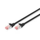 Digitus CAT6 S-FTP Patch Cable 0,5m Black DK-1644-005/BL Digitus CAT6 S-FTP Patch Cable 0,5m Black DK-1644-005/BL