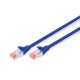 Digitus CAT6 S-FTP Patch Cable 1m Blue DK-1644-010/B Digitus CAT6 S-FTP Patch Cable 1m Blue DK-1644-010/B