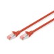 Digitus CAT6 S-FTP Patch Cable 1m Red DK-1644-010/R Digitus CAT6 S-FTP Patch Cable 1m Red DK-1644-010/R