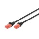 Digitus CAT6 U-UTP Patch Cable 1m Black DK-1617-010/BL Digitus CAT6 U-UTP Patch Cable 1m Black DK-1617-010/BL