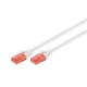 Digitus CAT6 U-UTP Patch Cable 3m White DK-1617-030/WH Digitus CAT6 U-UTP Patch Cable 3m White DK-1617-030/WH