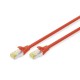 Digitus CAT6A S-FTP Patch Cable 0,25m Red DK-1644-A-0025/R Digitus CAT6A S-FTP Patch Cable 0,25m Red DK-1644-A-0025/R