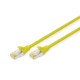 Digitus CAT6A S-FTP Patch Cable 0,5m Yellow DK-1644-A-005/Y Digitus CAT6A S-FTP Patch Cable 0,5m Yellow DK-1644-A-005/Y