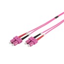 Digitus DK-2522-01-4 száloptikás kábel 1 M SC I-VH OM4 Violet DK-2522-01-4