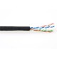 ACT CAT6 U-UTP Installation cable 305m Black EP389B ACT CAT6 U-UTP Installation cable 305m Black EP389B