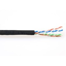 ACT CAT6A U-UTP Installation cable 305m Black EP459B ACT CAT6A U-UTP Installation cable 305m Black EP459B