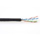 ACT CAT6A U-UTP Installation cable 305m Black EP459B ACT CAT6A U-UTP Installation cable 305m Black EP459B
