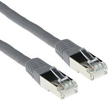 ACT CAT5e F-UTP Patch Cable 1m Grey FB2001