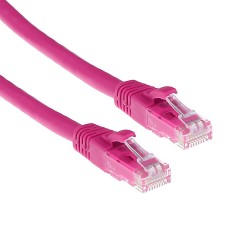 ACT CAT6A U-UTP Patch Cable 5m Pink IB2405