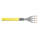 Digitus CAT7A S-FTP Installation cable 100m Yellow DK-1743-A-VH-1 Digitus CAT7A S-FTP Installation cable 100m Yellow DK-1743-A-VH-1