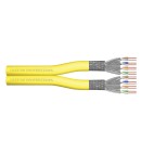 Digitus CAT7A S-FTP installation cable 100m Yellow DK-1743-A-VH-D-1 Digitus CAT7A S-FTP installation cable 100m Yellow DK-1743-A-VH-D-1