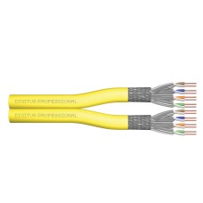Digitus CAT7A S-FTP installation cable 100m Yellow DK-1743-A-VH-D-1 Digitus CAT7A S-FTP installation cable 100m Yellow DK-1743-A-VH-D-1