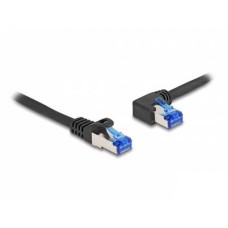 DeLock CAT6A S-FTP Patch Cable 0,5m Black 80217 DeLock CAT6A S-FTP Patch Cable 0,5m Black 80217