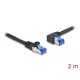 DeLock CAT6a S-FTP Patch Cable 2m Black 80219 DeLock CAT6a S-FTP Patch Cable 2m Black 80219