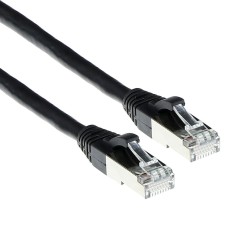 ACT CAT6A S-FTP Patch Cable 20m Black FB6920