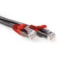 ACT CAT6A U-UTP Patch Cable 3m Black/Red IB6203 ACT CAT6A U-UTP Patch Cable 3m Black/Red IB6203