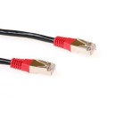 ACT CAT5e F-UTP Patch Cable 5m Black/Red IB5105 ACT CAT5e F-UTP Patch Cable 5m Black/Red IB5105