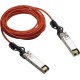 HP Aruba 10G SFP+ to SFP+ DAC Cable 3m Red J9283D HP Aruba 10G SFP+ to SFP+ DAC Cable 3m Red J9283D
