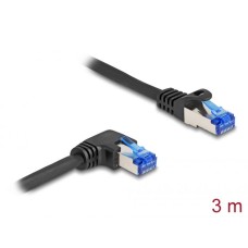 DeLock CAT6A S-FTP Patch Cable 3m Black 80224