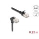 DeLock CAT6A S-FTP Patch cable 0,25m Black 80303 DeLock CAT6A S-FTP Patch cable 0,25m Black 80303