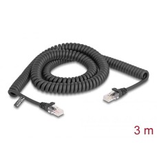 DeLock CAT5e U-UTP Patch cable 3m Black 87994
