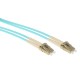 ACT Multimode 50/125 OM3 duplex armored fiber cable with LC connectors 0,5m Blue RL3400 ACT Multimode 50/125 OM3 duplex armored fiber cable with LC connectors 0,5m Blue RL3400