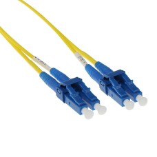 ACT LSZH Singlemode 9/125 OS2 short boot fiber cable duplex with LC connectors 0,5m Yellow RL1700 ACT LSZH Singlemode 9/125 OS2 short boot fiber cable duplex with LC connectors 0,5m Yellow RL1700