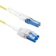 ACT Singlemode 9/125 OS2 Polarity Twist uniboot duplex fiber cable with CS - LC connectors 1m Yellow RL1101 ACT Singlemode 9/125 OS2 Polarity Twist uniboot duplex fiber cable with CS - LC connectors 1m Yellow RL1101