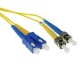 ACT LSZH Singlemode 9/125 OS2 fiber cable duplex with SC and ST connectors 1,5m Yellow RL2951 ACT LSZH Singlemode 9/125 OS2 fiber cable duplex with SC and ST connectors 1,5m Yellow RL2951