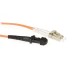 ACT LSZH Multimode 62.5/125 OM1 fiber cable duplex with MTRJ and LC connectors 3m Orange RL9103 ACT LSZH Multimode 62.5/125 OM1 fiber cable duplex with MTRJ and LC connectors 3m Orange RL9103
